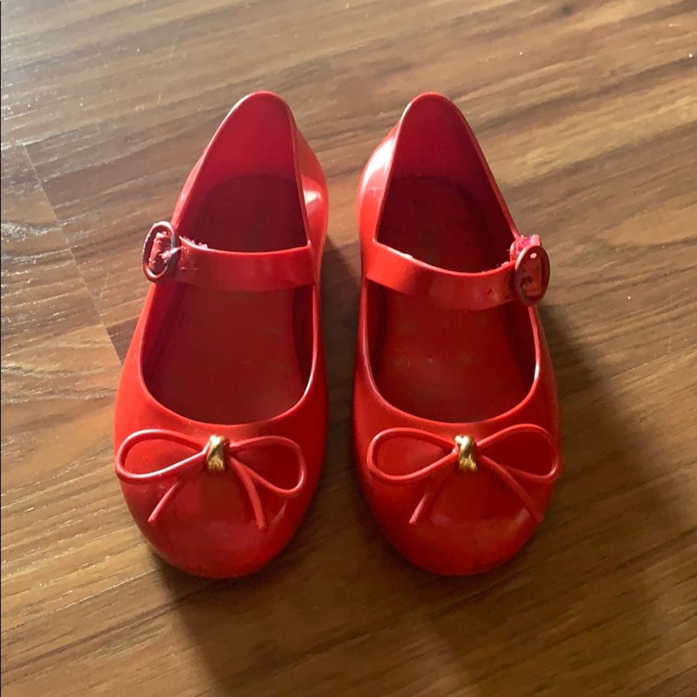 Mini Melissa Sweet Mary Jane Love Red Flat